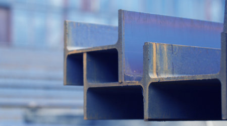 Solid IPE steel sections